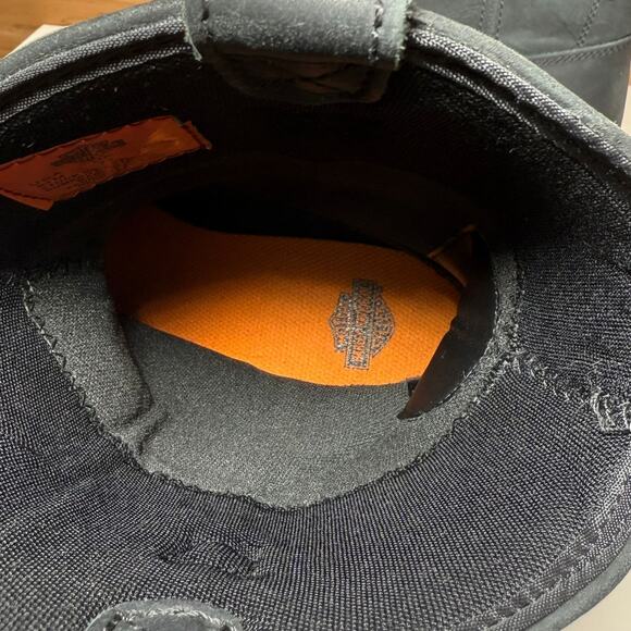 Harley Davidson Men's Altman D93563 Black Leather Waterproof Biker Boots Sz 8.5M - Picture 15 of 15